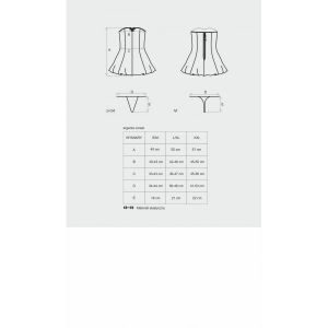 Argenta gorset i stringi XXL