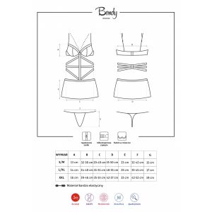 Bondy koszulka i stringi L/XL