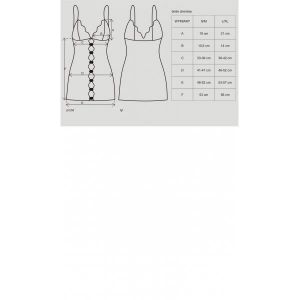 Bride koszulka i stringi czarne L/XL