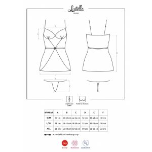 Lustella koszulka i stringi L/XL